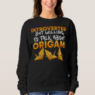 Vill prata om Origami Master Artist Papper T Shirt