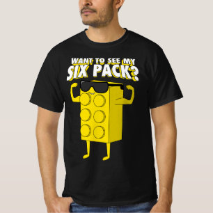 Vill se mina sex paket Älskare Master Builder T Shirt
