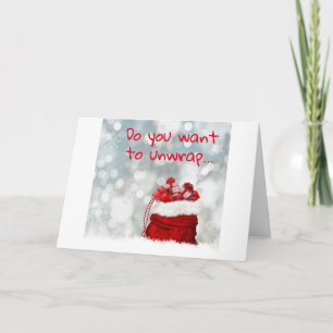 **VILL TA BORT GIFTSKOR ELLER GÖR MISTLETOE** CHRI KORT