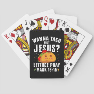 Vill taco prata om Jesus Cinco de Mayo kristen Casinokort