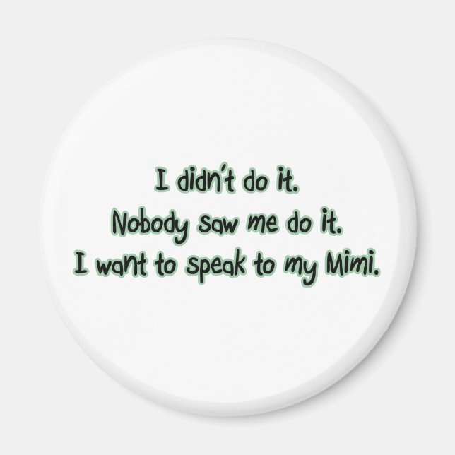 Vill tala med Mimi Magnet (Framsidan)