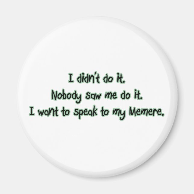 Vill tala till ledamot magnet (Framsidan)