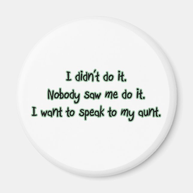 Vill tala till Moster Magnet (Framsidan)