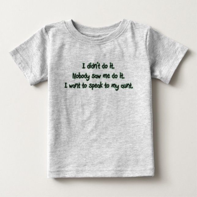 Vill tala till Moster Tee Shirt (Framsida)