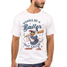 Vill vara en borr? Anka Baseball Chef T-Shirt