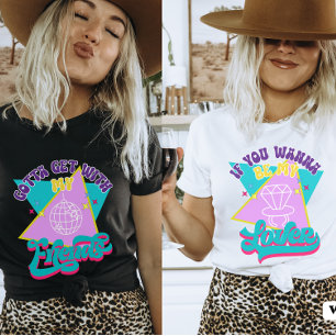Vill Vara Min Älskare Rolig Retro 90-Tals Sängvätk T Shirt