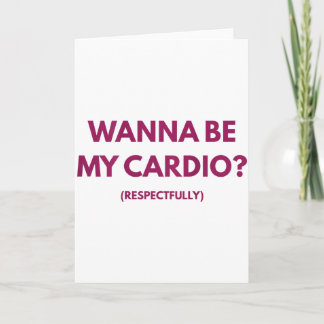 Vill vara min cardio Respektfullt roliga skämt vux Kort