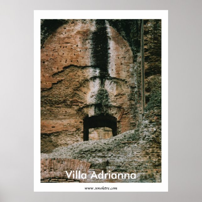 Villa Adrianna Ruins Poster (Framsidan)