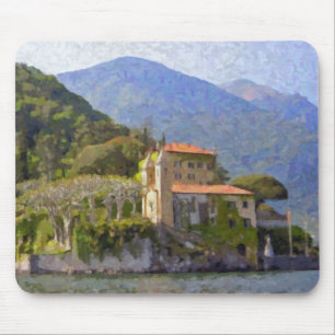 Villa Balbianello, sjö Como Mousepad Musmatta