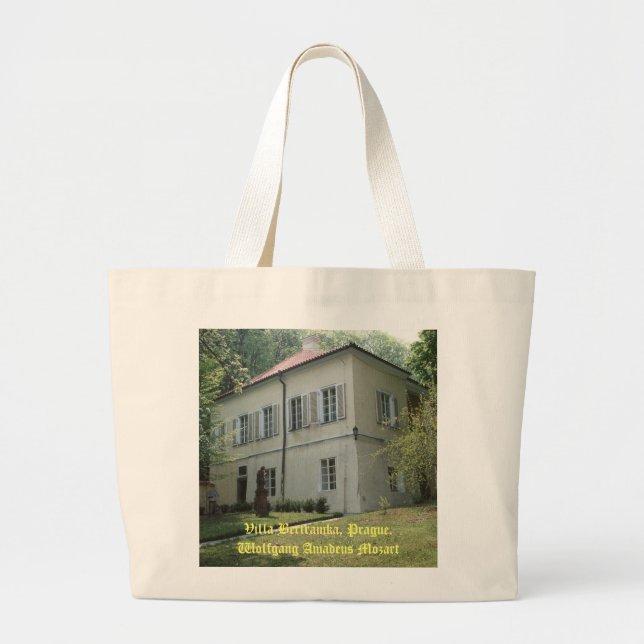Villa Bertramka-Mozart-Prag Jumbo Tygkasse (Framsidan)
