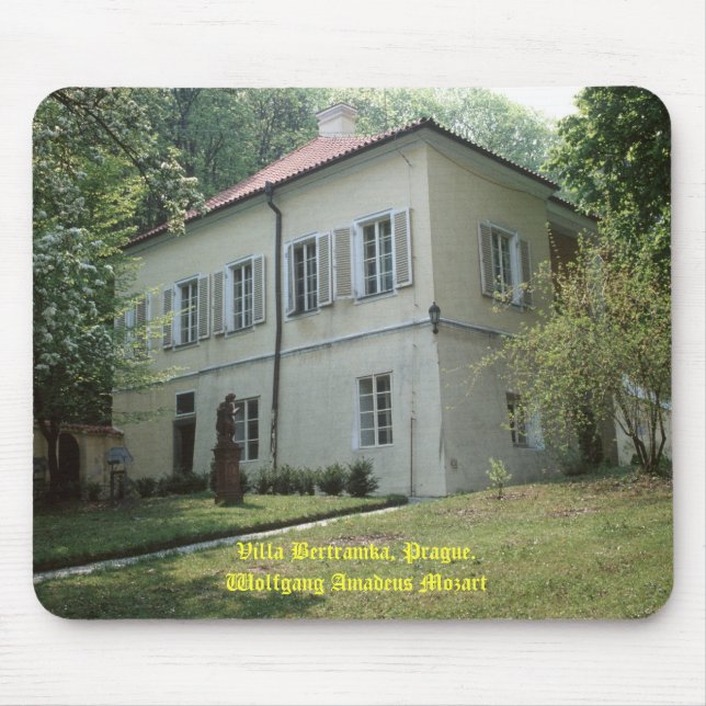 Villa Bertramka-Mozart-Prag Musmatta (Framsidan)