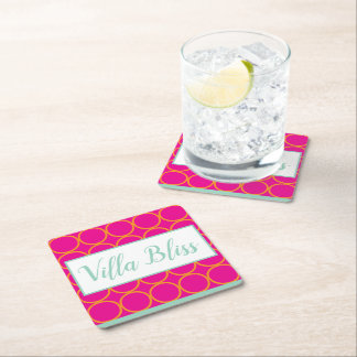 Villa Bliss Drink/Beverage Coasters Underlägg Papper Kvadrat