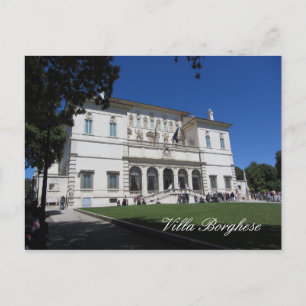 Villa Borghese, Rom, Italien Vykort