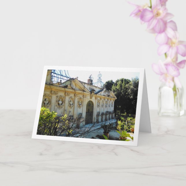 Villa Borghese-trädgårdarna, Rom, Italien Kort (Orkide)
