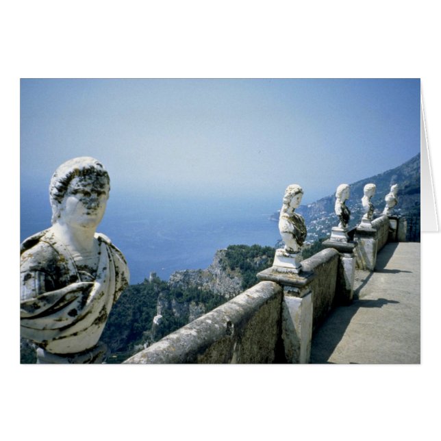 Villa Cimbrone, Ravello, Italien Hälsningskort (Framsidan Horizontal)