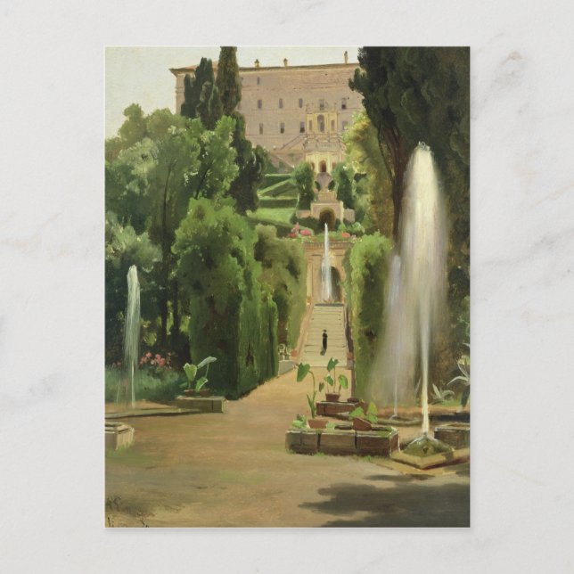Villa D'Este, Tivoli, 1869 Vykort (Framsida)