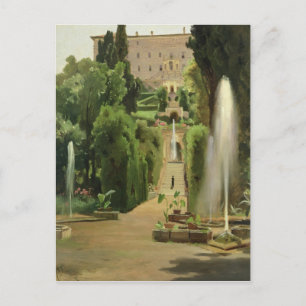 Villa D'Este, Tivoli, 1869 Vykort