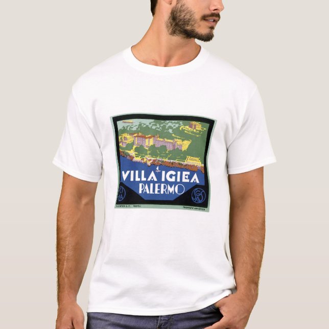 Villa Igiea Palermo T Shirt (Framsida)