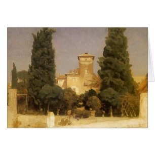 Villa Malta, Rom av Lord Frederic Leighton Hälsningskort