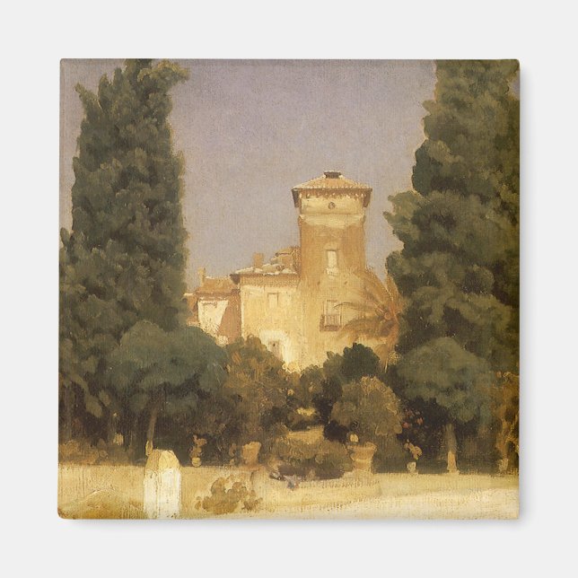 Villa Malta, Rom av Lord Frederic Leighton Magnet (Framsidan)