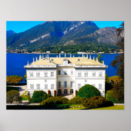 Villa Melzi Bellagio Sjö Como Italien Poster
