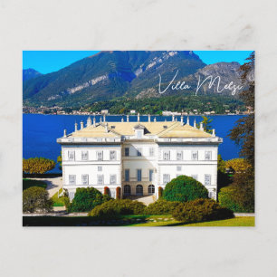 Villa Melzi Bellagio Sjö Como Italien Vykort