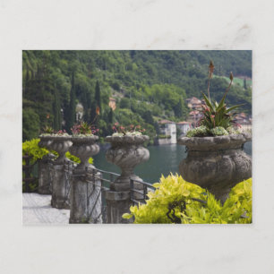 Villa Monastero, trädgårdar och lakefront, Varenna Vykort