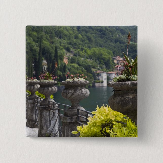 Villa Monastero, trädgårdar och sjöfront, Varenna, Knapp (Framsida)