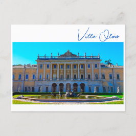 Villa Olmo Sjö Como Italien Vykort