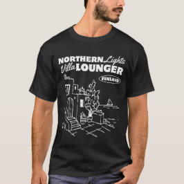 Villa-soffa för norrsken t shirt