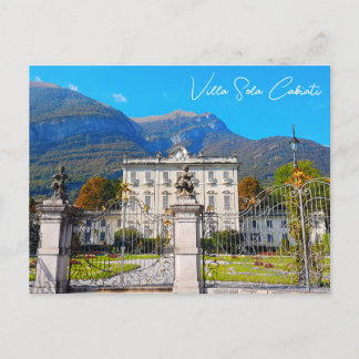 Villa Sola Cabiati Tremezzo Sjö Como Italien Vykort