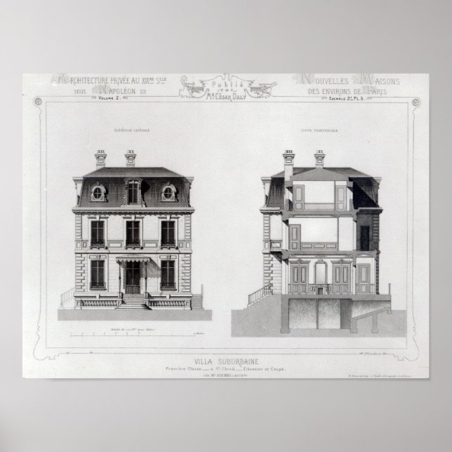 Villa Suburbaine, Premier Chasse vid St. Cloud Poster (Framsidan)