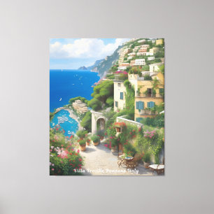 Villa Treville Positano Italien Canvastryck