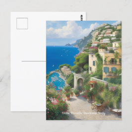 Villa Treville Positano Italien Vykort