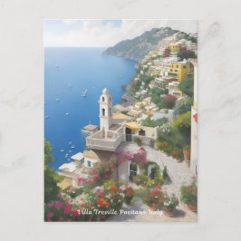 Villa Treville Positano Italien Vykort