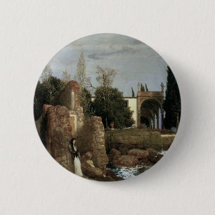 Villa vid havet av Arnold Böcklin, symbolism konst Knapp