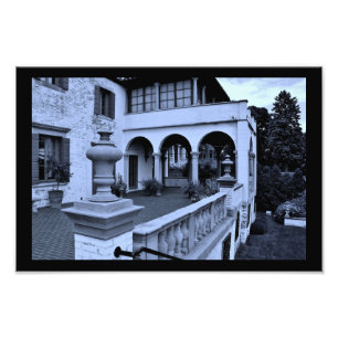 Villa vy fototryck