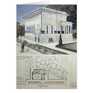 Villa Wagner, Wien Hälsningskort