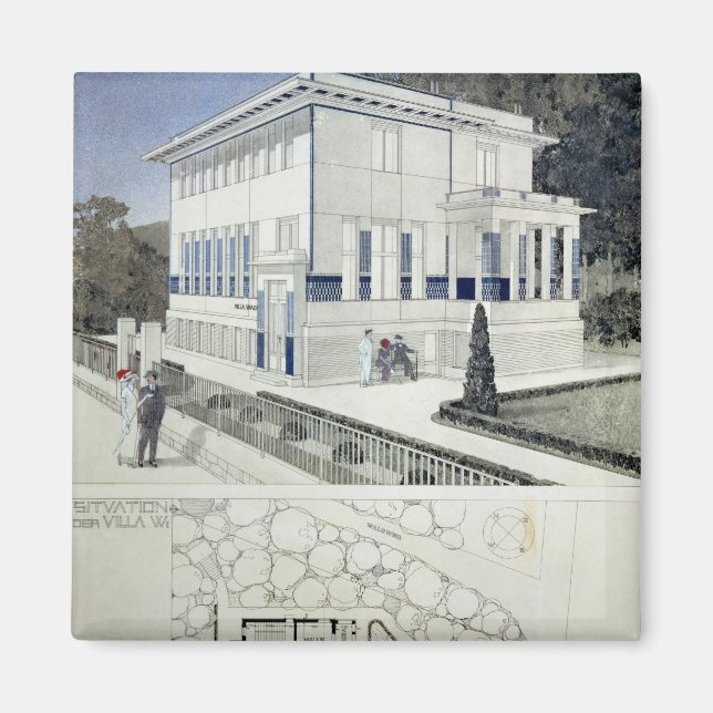 Villa Wagner, Wien Magnet (Framsidan)