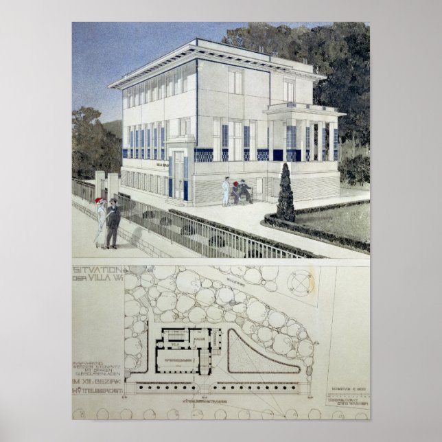 Villa Wagner, Wien Poster (Framsidan)
