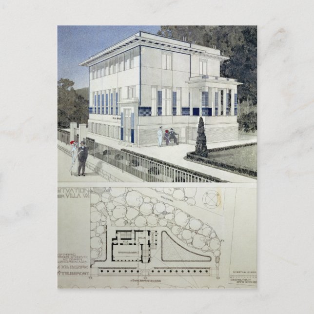 Villa Wagner, Wien Vykort (Framsida)