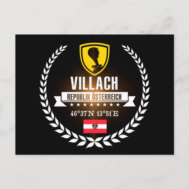 Villach Vykort (Framsida)