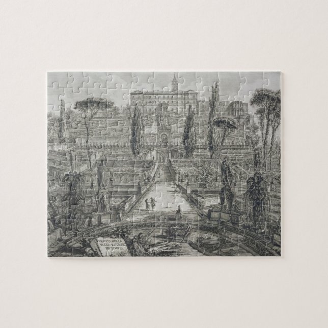 Villad'Esten på Tivoli (gravyr) Pussel (Horisontell)