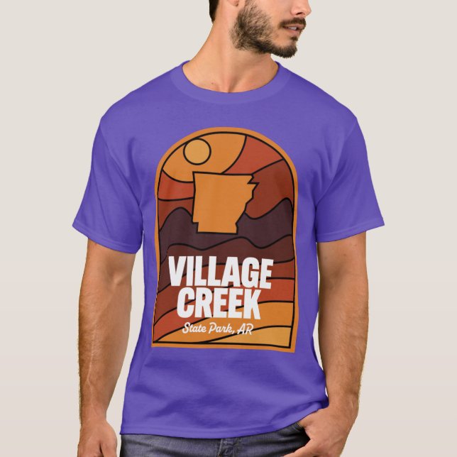 Village Bäck State Park Arkansas T Shirt (Framsida)