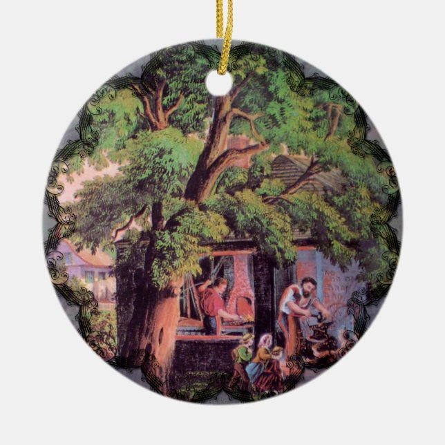 Village Blacksmith Ornament (Framsidan)