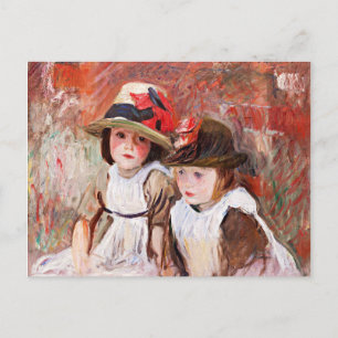 Village Children, berömd porträtt-målning Vykort