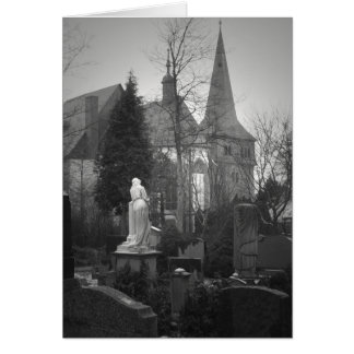 Village Church och Cemetery Hälsningskort