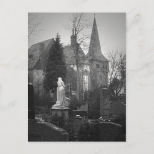 Village Church och Cemetery Vykort