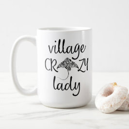 Village Crazy Dam med Stingray Kaffemugg