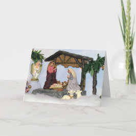 Village Creche-julkort Helgkort